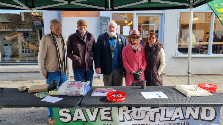 Rutland's Lord Lieutenant and the Mayor of Oakham judged the Spring Window competition (Photo: Grace Kennington)