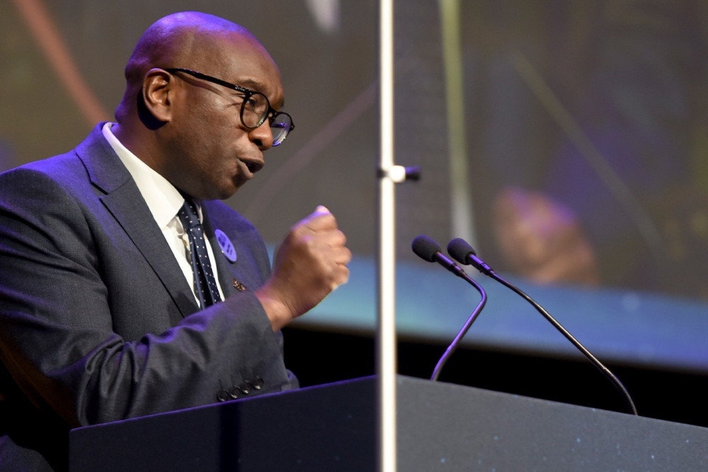 President of the ASCL Manny Botwe spoke at the annual conference on Friday (Credit: ASCL)