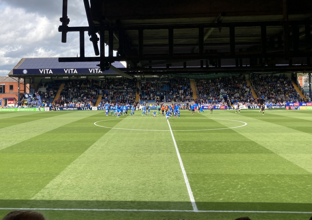 The ground crew at Edgeley Park, led by Liam Cash, won the 'Professional Football Grounds Team of the Year' award, marking their second consecutive win (Image - Nub News)