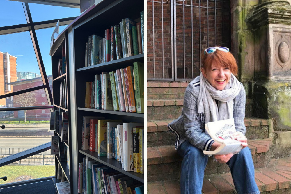 A team led by Dr Lisa Blower (pictured) will host a "poetry busk" at Newcastle Library. (Keele University)