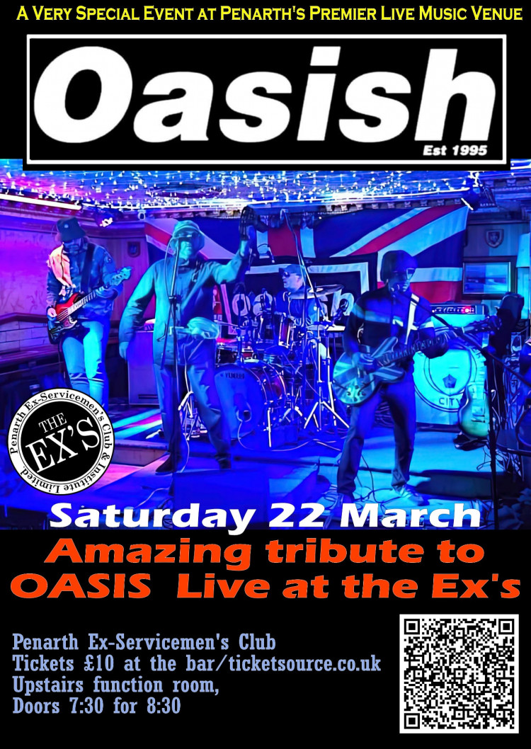 Oasish-Est1995 tribute band from Wales that pays homage to the iconic British rock band Oasis.