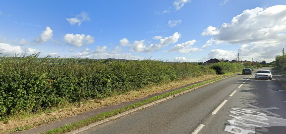 Planed Site Of 116 Homes On The B3139 Wookey Road In Wells. CREDIT: Google Maps.