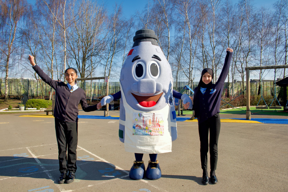 Kelvin the Kiln was unveiled today as Stoke-on-Trent's centenary mascot. (SOT CC)