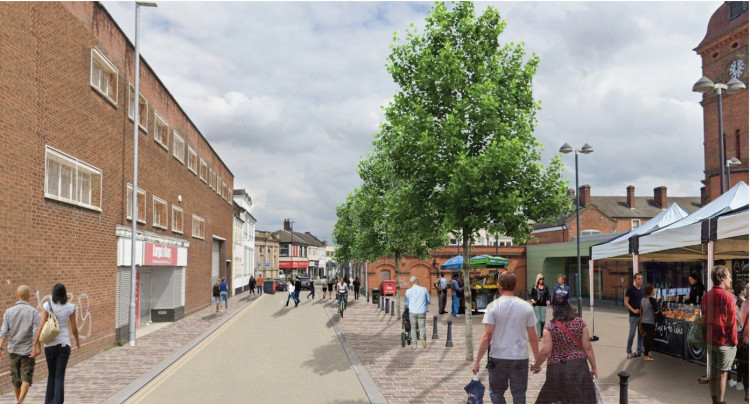 The plans involve utilising the square on South Wolfe Street. (LDRS)