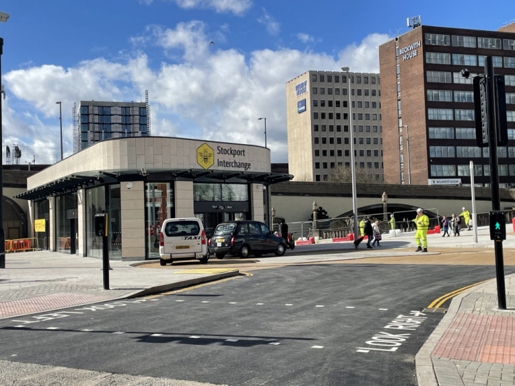 A youth has been arrested at Stockport Interchange on suspicion of robbery - enquiries are ongoing (Image - Nub News)