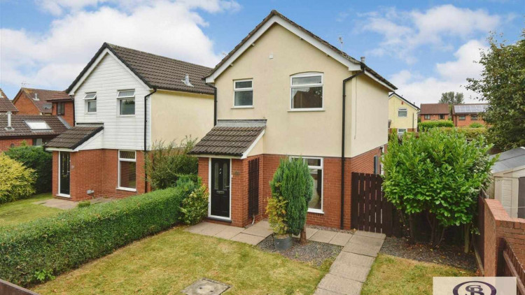 The three-bedroom detached home on Bradfield Road, Crewe (Stephenson Browne).