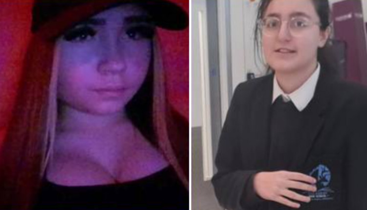 Police are appealing for information to help find two missing girls - both aged 13 - who have possibly been sighted in Stockport (Images via GMP)