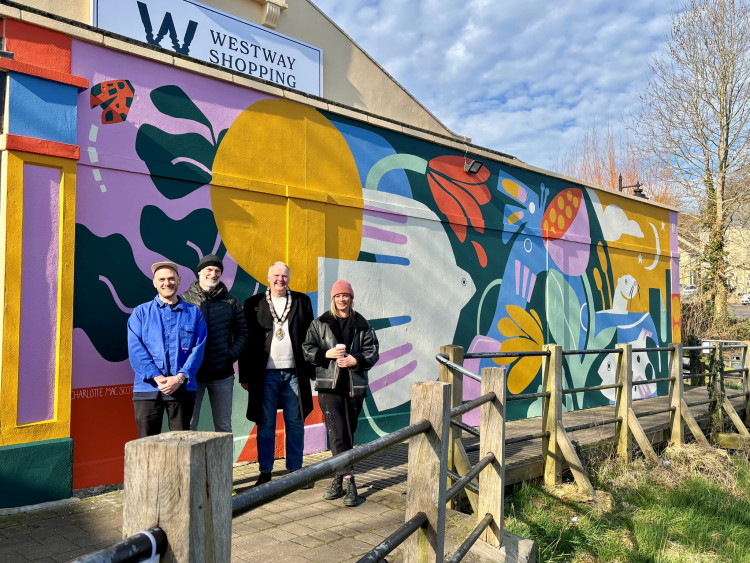 The mural was unveiled this week (image via Frome Town Council)