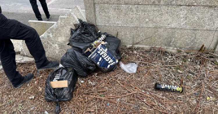 Nitrous Oxide (NO2) cannisters found among fly-tipping