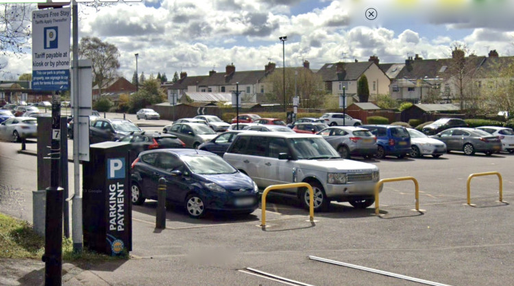 Car parks in Coalville were among those affected. Photo: Instantstreetview.com