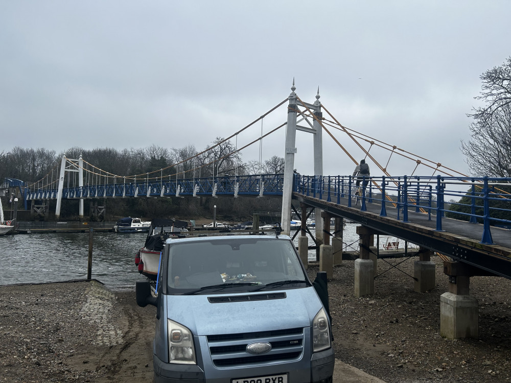 Refurbishment to Teddington Lock's footbridges were finished on Tuesday, 18 March (Credit: Tilly O'Brien)