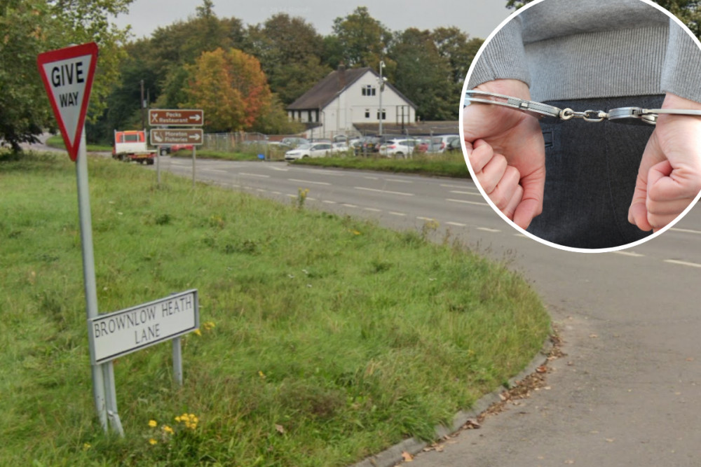 A van driver has been arrested following a crash on the A34, near the Brownlow Heath Lane junction (Credit: Google Maps/Canva)