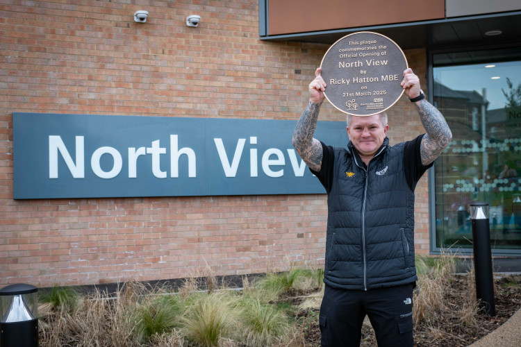 Local legend Ricky Hatton spoke on the importance of mental health as part of the opening of North View - an inpatient mental health hospital (Image - Greater Manchester Mental Health NHS Foundation Trust)