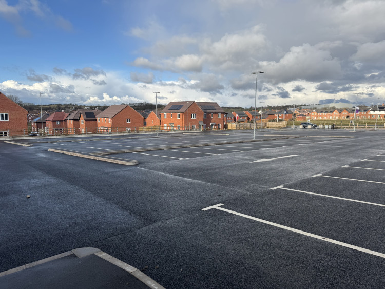 The Money Hill car park in Ashby is set to come into use this summer. Photos: Ashby Nub News