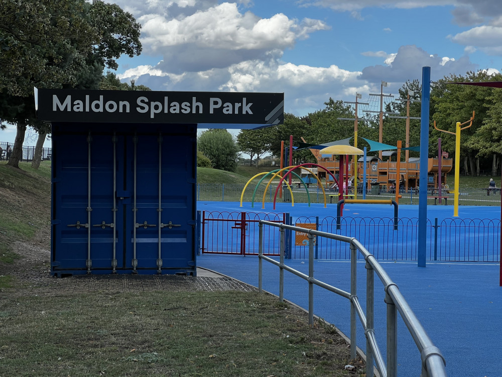 Maldon Splash Park at the Prom. 