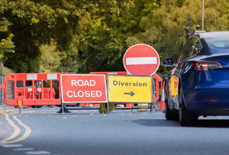 Road closures on Queen Street and High Street, Wells, from 27 March to 2 May for essential gas works. 