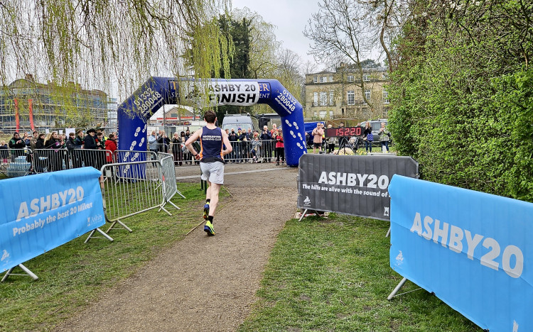 David Narborough on his way to victory in the Ashby 20 at the Bath Grounds. Photo: Richard Bebbington