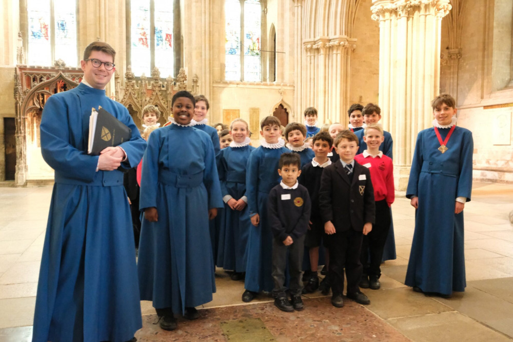 On Saturday 15 March, Wells Cathedral hosted "Be a Boy Chorister for a Day," offering boys aged 6-9 a glimpse into Cathedral Choir life. (Supplied) 