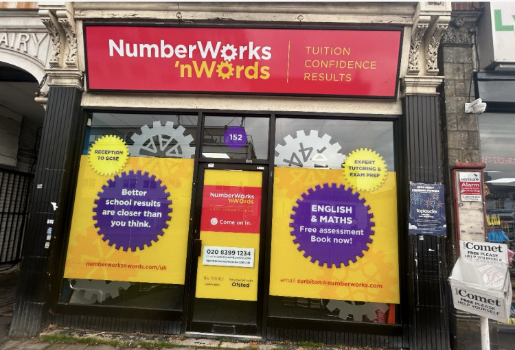 NumberWorks'nWords Surbiton is located in 152 Ewell Rd, Surbiton KT6 6HE (Credit: Tilly O'Brien)