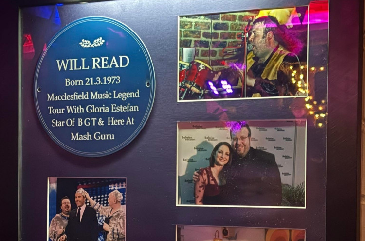 A blue plaque honouring musician Will Read has been unveiled at Mash (Credit: Tom Read)