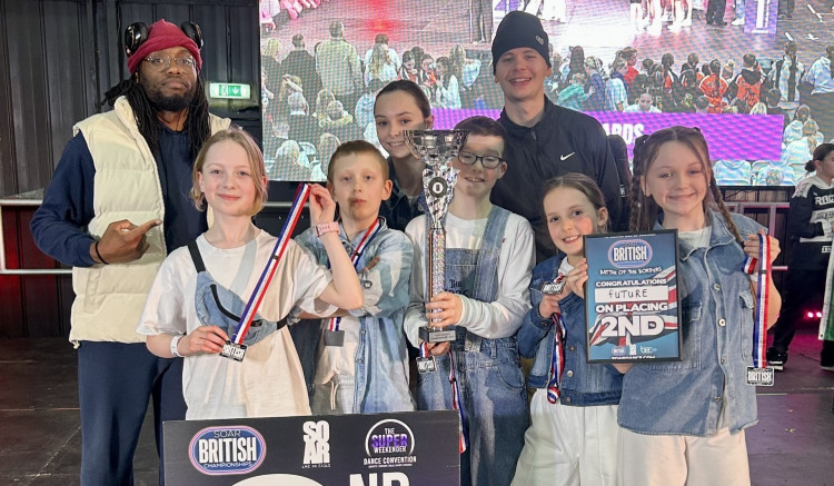 Sylk Dance Academy enjoyed success at a national street dance competition. Team Future came second in the 12 and under category (Credit: Sylk Dance Academy)