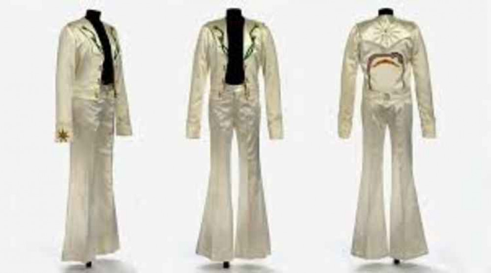 Jimmy Page's outfit, made by Malcolm Hall, now in the Victoria and Albert Museum