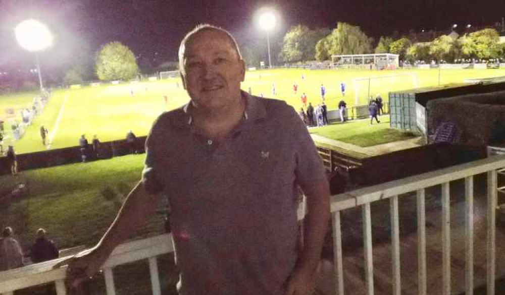 Brantham Athletic chairman Peter Crowhurst