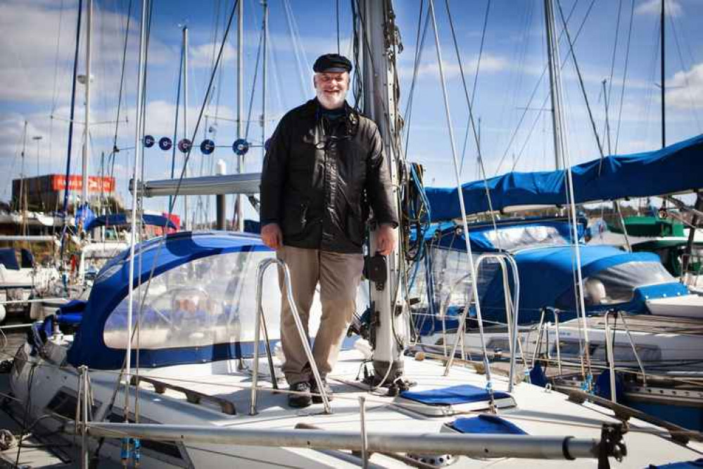 Olle onboard Renegade ahead of circumnavigation (Picture credit: East Coast Photography)