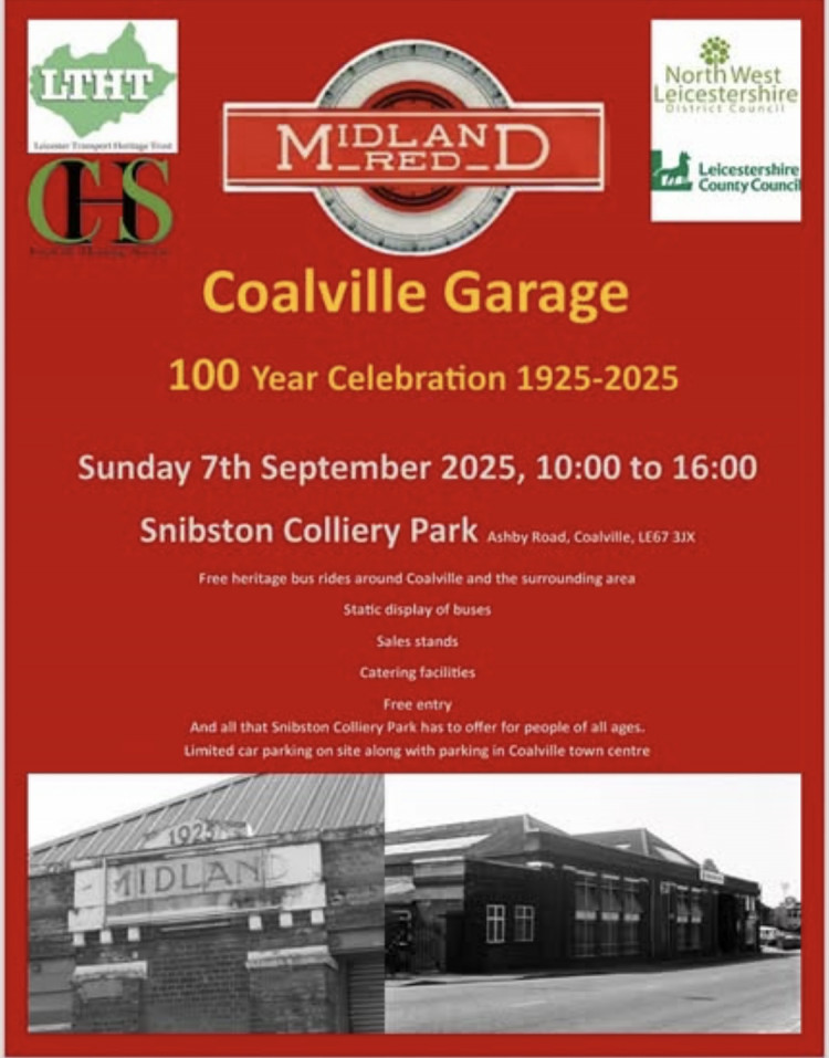 100 year celebration of Midland Red at Snibston Colliery Park, Coalville 