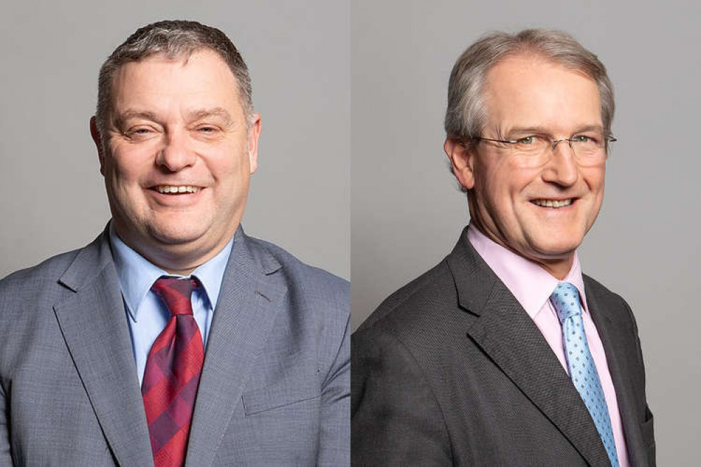 Photographer Richard Townshend snapped Amesbury (left) and Paterson (right) following their victories in the 2019 general election. (Image - Richard Townshend) Photographer Richard Townshend snapped Amesbury (left) and Paterson (right) following their victories in the 2019 general election. (Image - Richard Townshend)