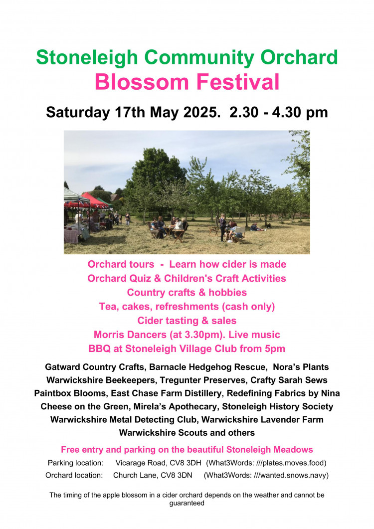 Stoneleigh Orchard Blossom Festival Stoneleigh Orchard Blossom Festival