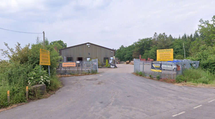 Metcalfe Timber and Builders Merchants has seen its application for a new entrance at Rugby Road refused (image via Google Maps)
