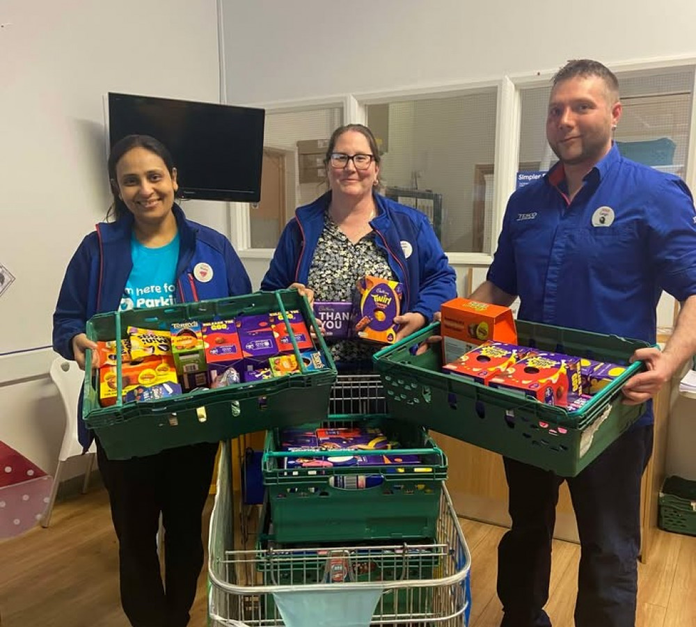 Community Egg Collection at Oakham Tesco collects over 80 Eggs (Photo: Emma Hull)