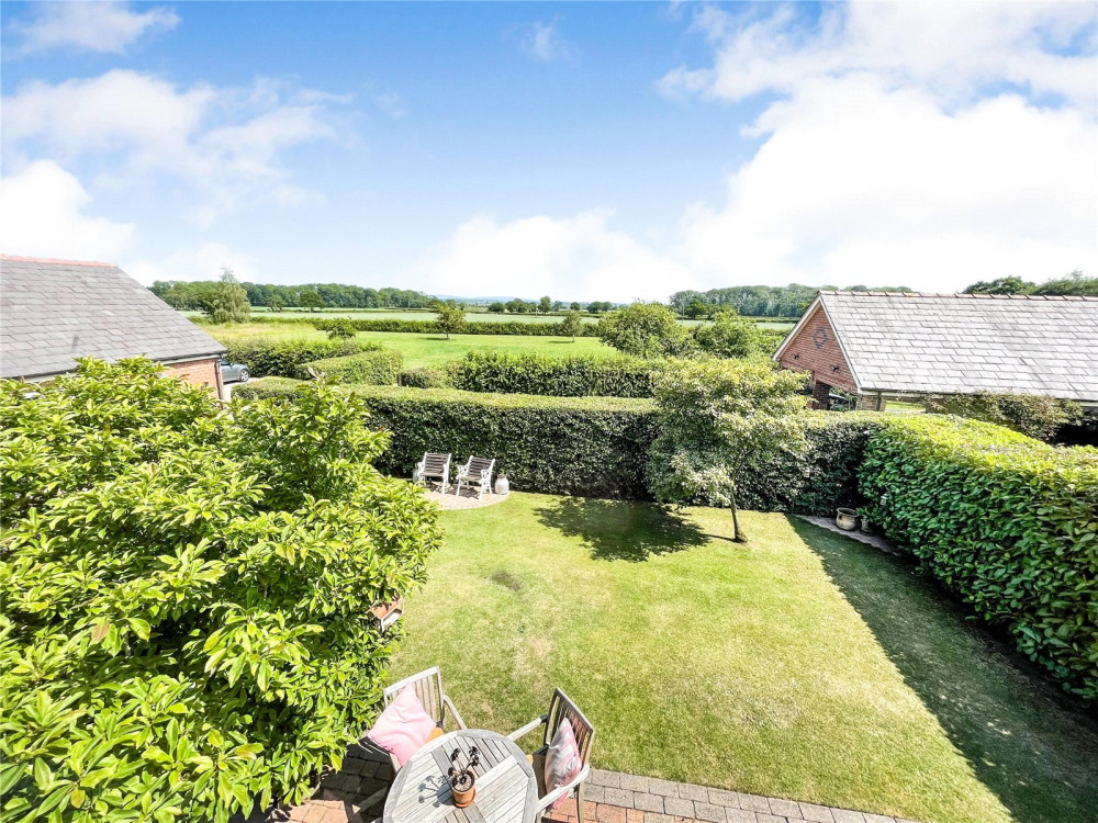 It is located within an idyllic rural location to the south-west of Chester (Image via: Thornley Groves) It is located within an idyllic rural location to the south-west of Chester (Image via: Thornley Groves)