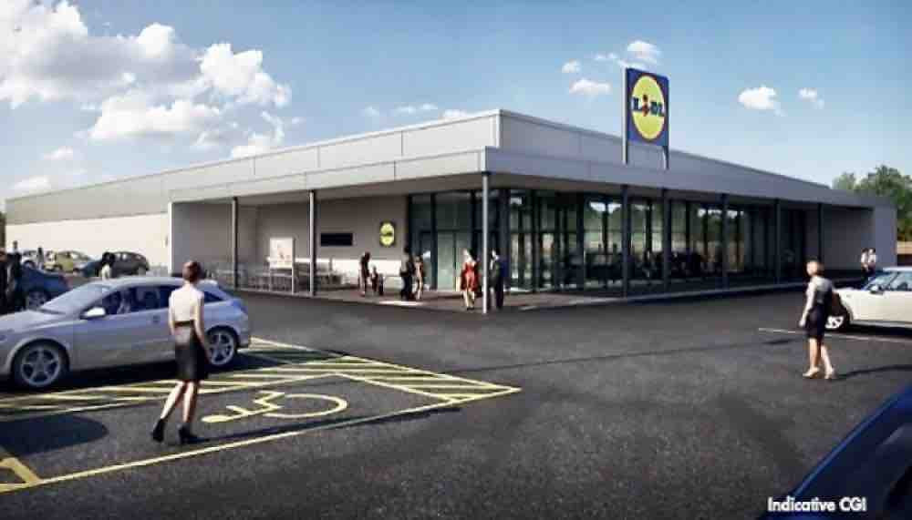 An artist's impression of the planned new Lidl supermarket in Ashby. Image: Lidl An artist's impression of the planned new Lidl supermarket in Ashby. Image: Lidl