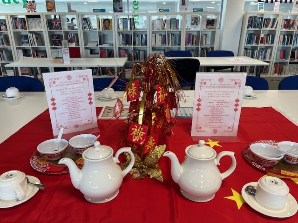 Participants explored key aspects of Chinese culture, including paper cutting and traditional etiquette (Image via: Cheshire College South & West) Participants explored key aspects of Chinese culture, including paper cutting and traditional etiquette (Image via: Cheshire College South & West)