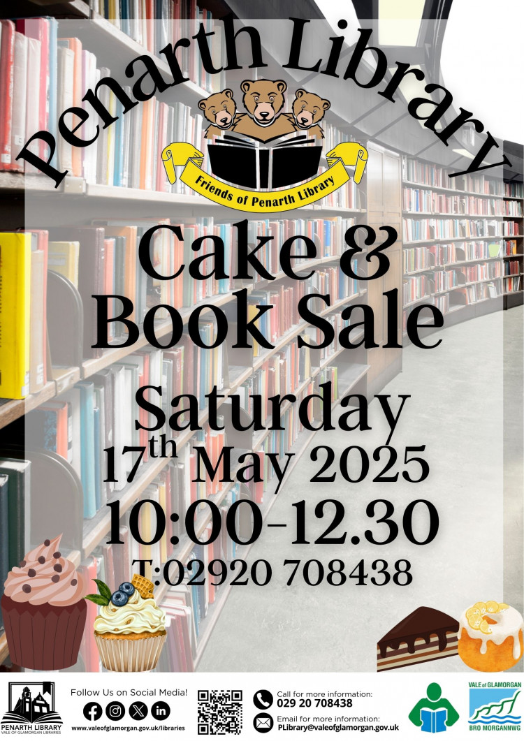 Friends of Penarth Library Cake and Book Sale Friends of Penarth Library Cake and Book Sale