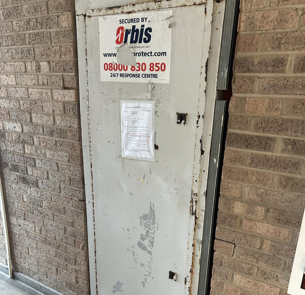 A Leamington property in St Pauls Square has been closed for three months (image by Warwickshire Police)
