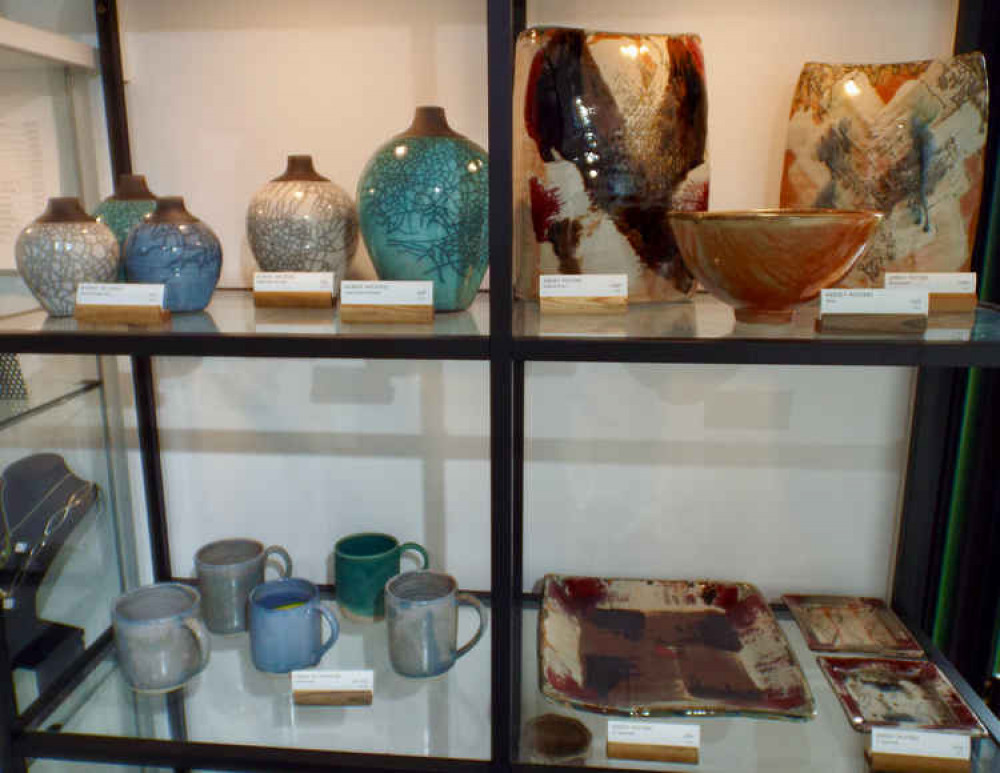 Pottery display