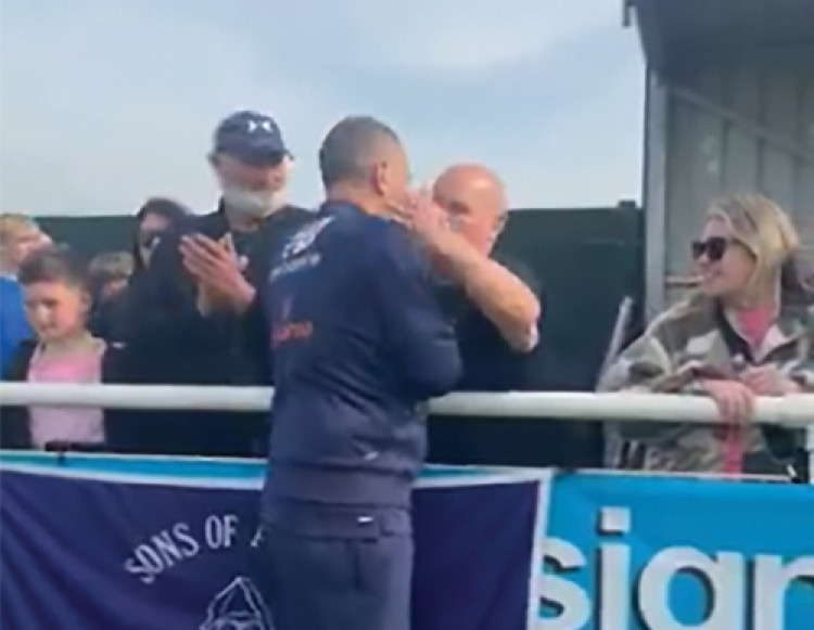 Danny Scopes said farewell to the Millers fans during emotional moments after the match.