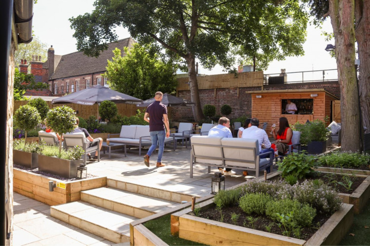 Make the most of summer and call in at Little Seeds for a drink and nibble at their stunning outside terrace. (Little Seeds)