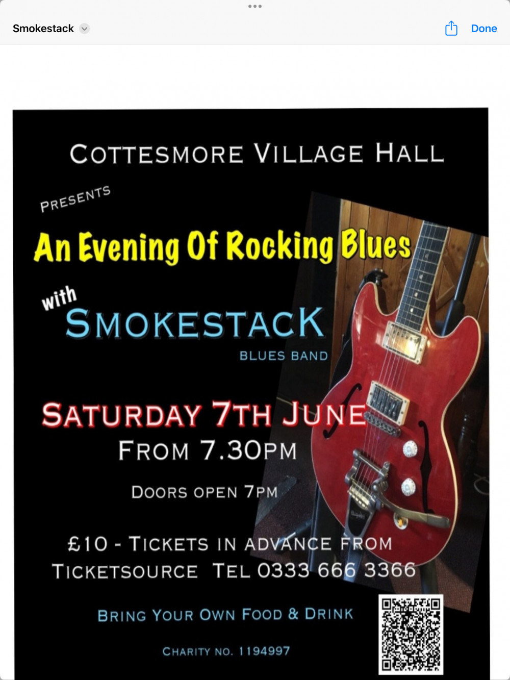 An Evening of Rocking Blues with Smokestack Blues Band An Evening of Rocking Blues with Smokestack Blues Band