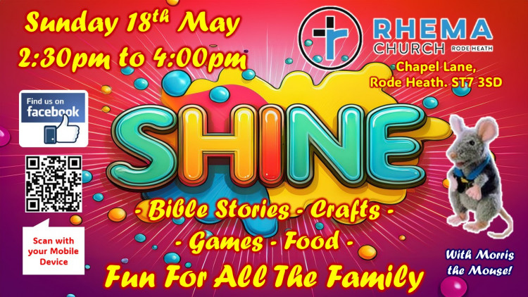 "SHINE!" at Rhema Church Rode Heath - Fun For All The Family! "SHINE!" at Rhema Church Rode Heath - Fun For All The Family!