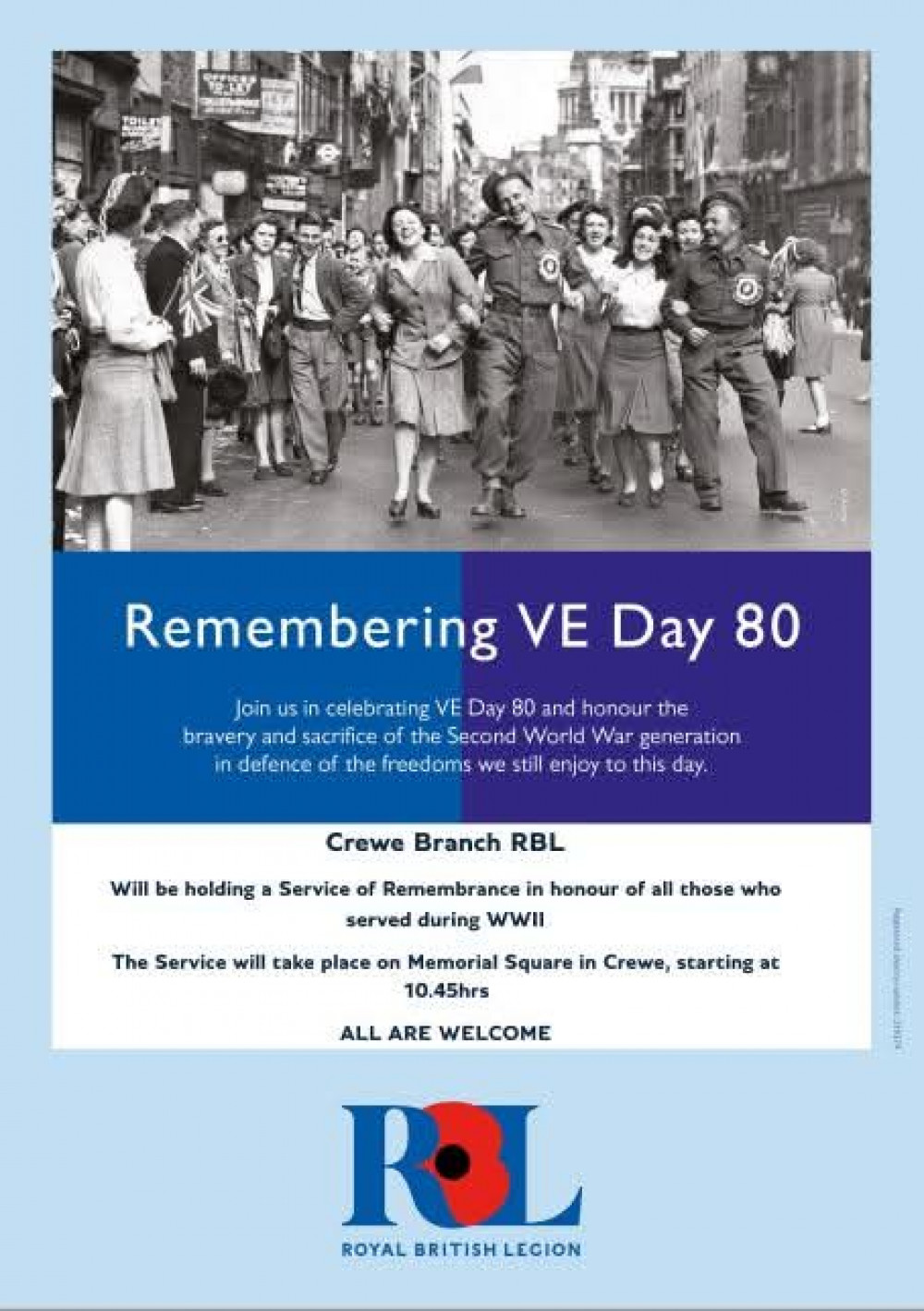 VE Day Crewe Event VE Day Crewe Event