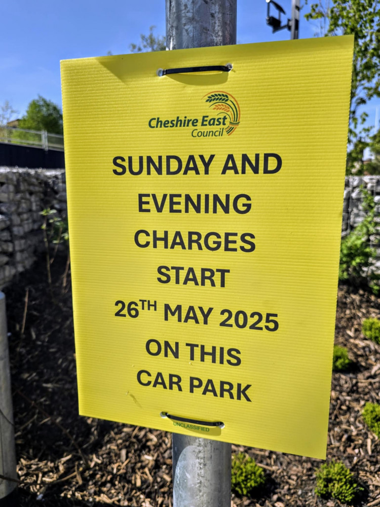 Cheshire East's controversial changes are due to come into force on council-owned car parks on Monday 26 May, together with a hike in prices (Ryan Parker).