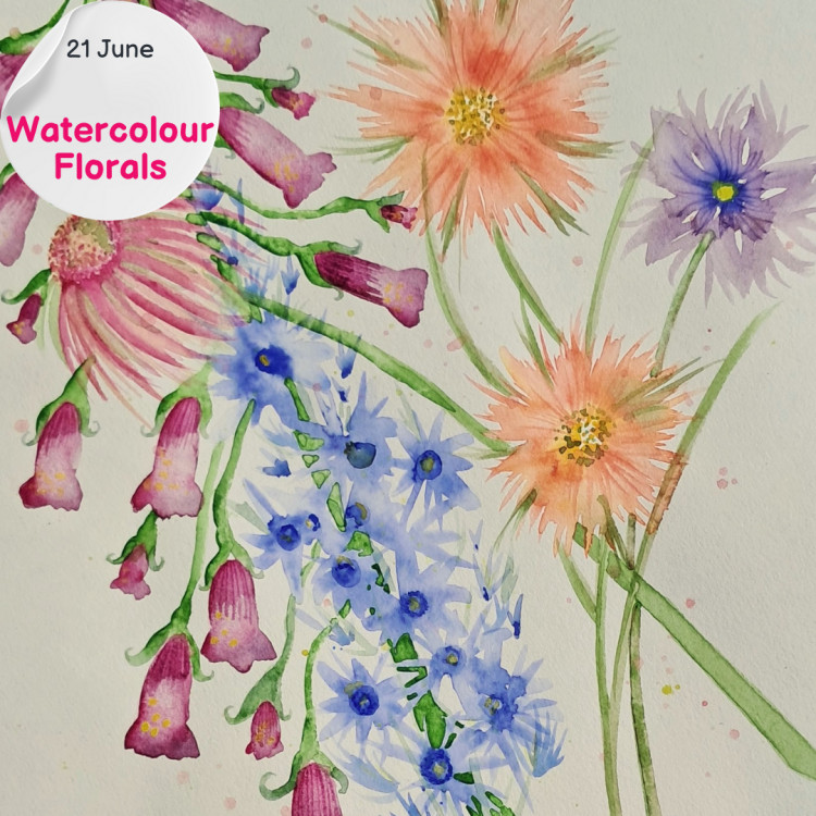 Watercolour Floral Bouquet Watercolour Floral Bouquet