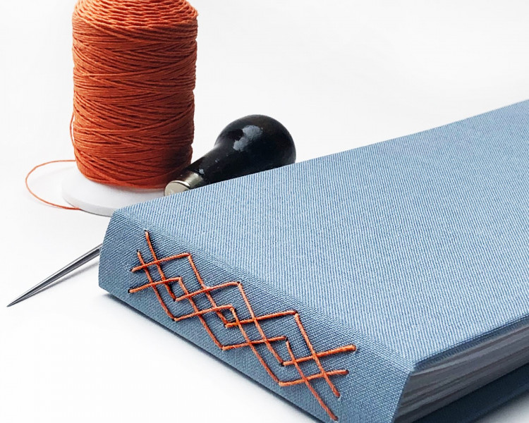 Bookbinding: Diamond Stitch Journal - workshop Bookbinding: Diamond Stitch Journal - workshop