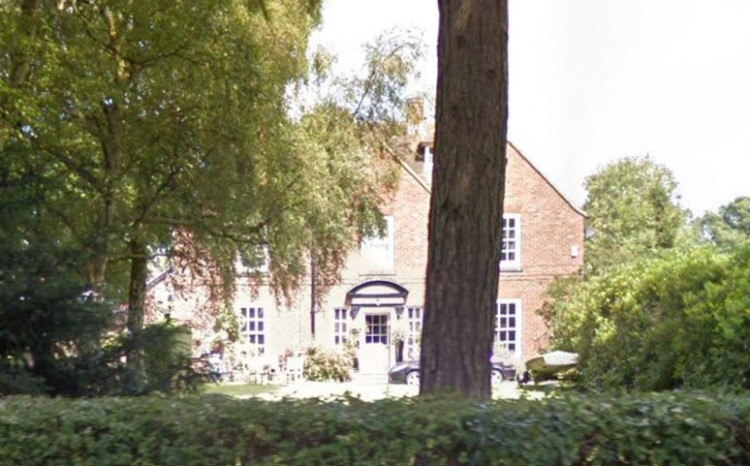 St Chad's Vicarage site at Handforth (Google).
