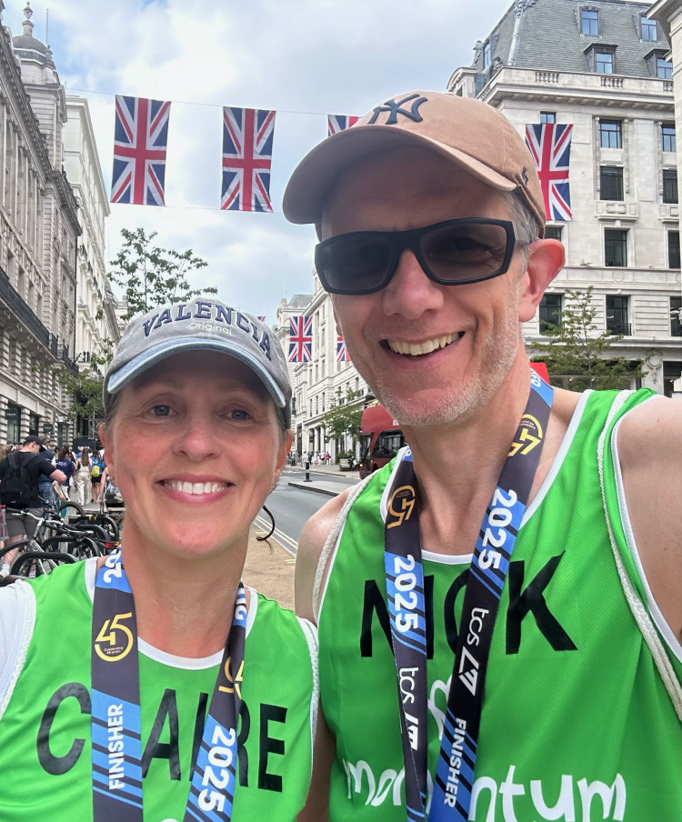 Claire and Nick are from Teddington (Image supplied)