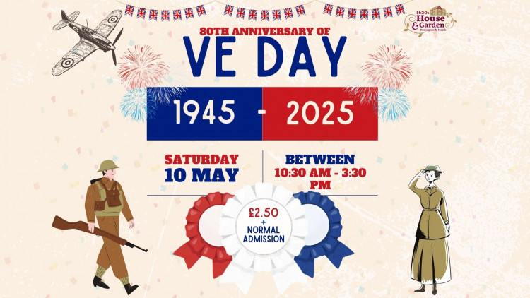 VE Day 80th Anniversary Commemoration Event at The 1620s House and Garden, Manor Road, Donington le Heath, Coalville